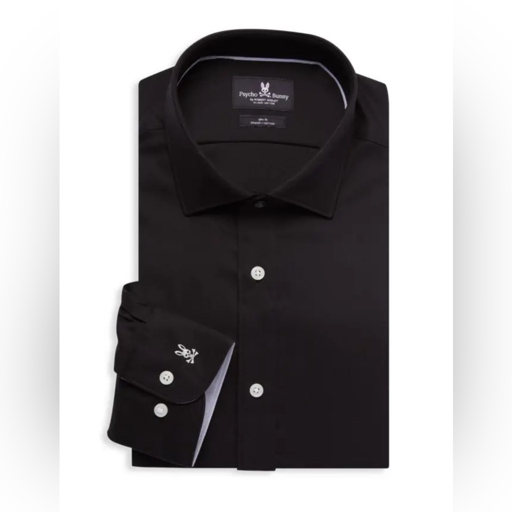 Psych Bunny non iron slim fit shirt